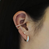 <tc>three stones earrings 【 플래티넘 950】</tc>