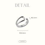 Double recta ear-cuff.