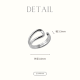Double recta ear-cuff.