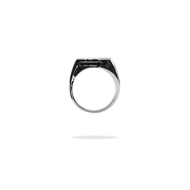 drought square black onyx ring.