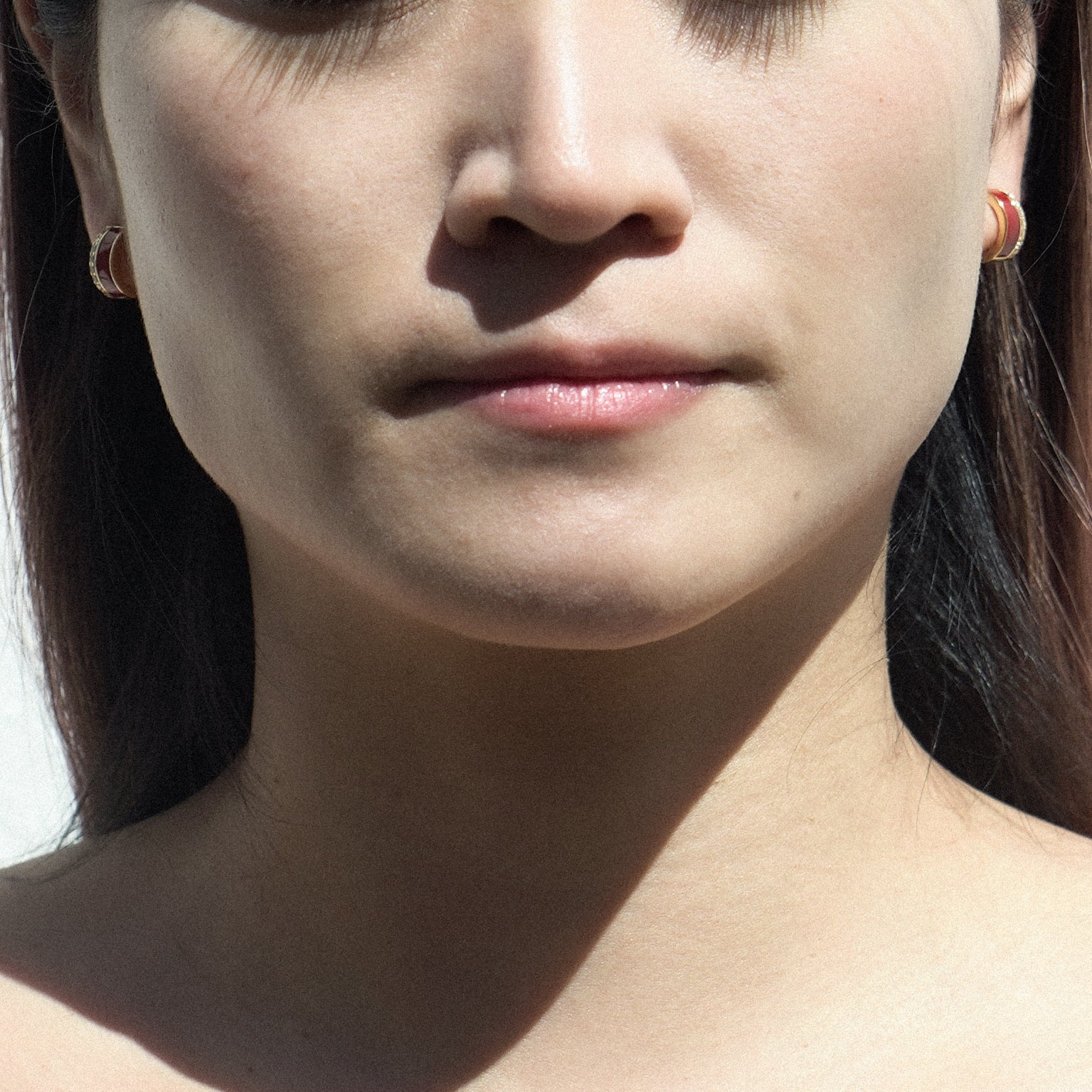【10/11 11:00〜再販】Enamel Moissanite Earring.