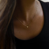 baguette cut moissanite necklace