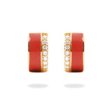 【10/11 11:00〜再販】Enamel Moissanite Earring.