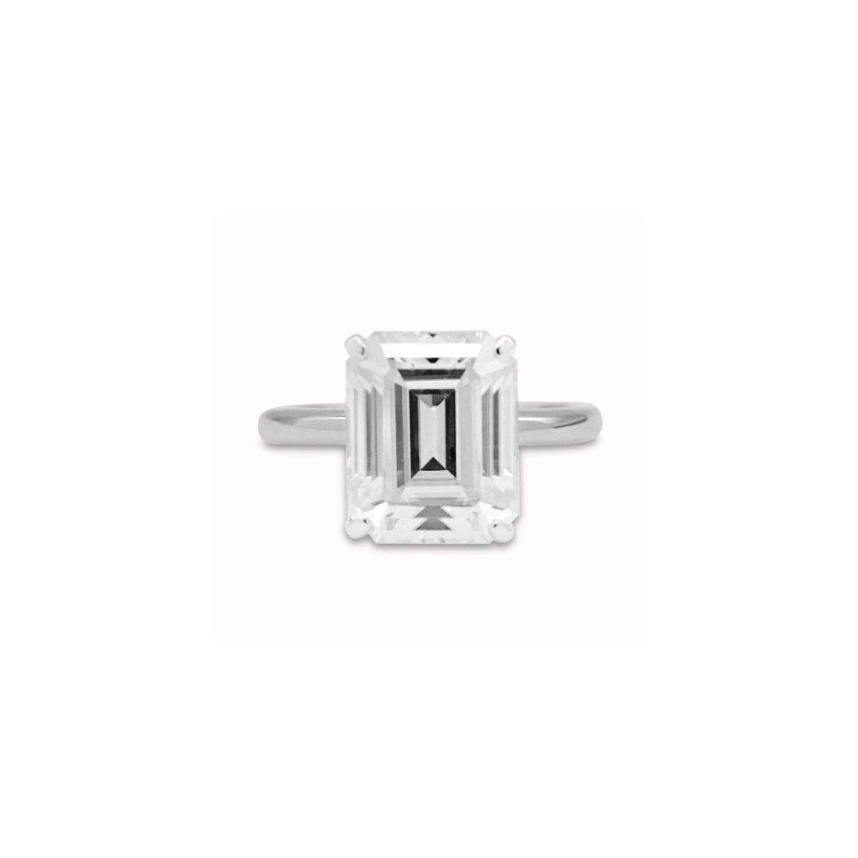 5.3ct Emerald Cut Ring【プラチナ950】