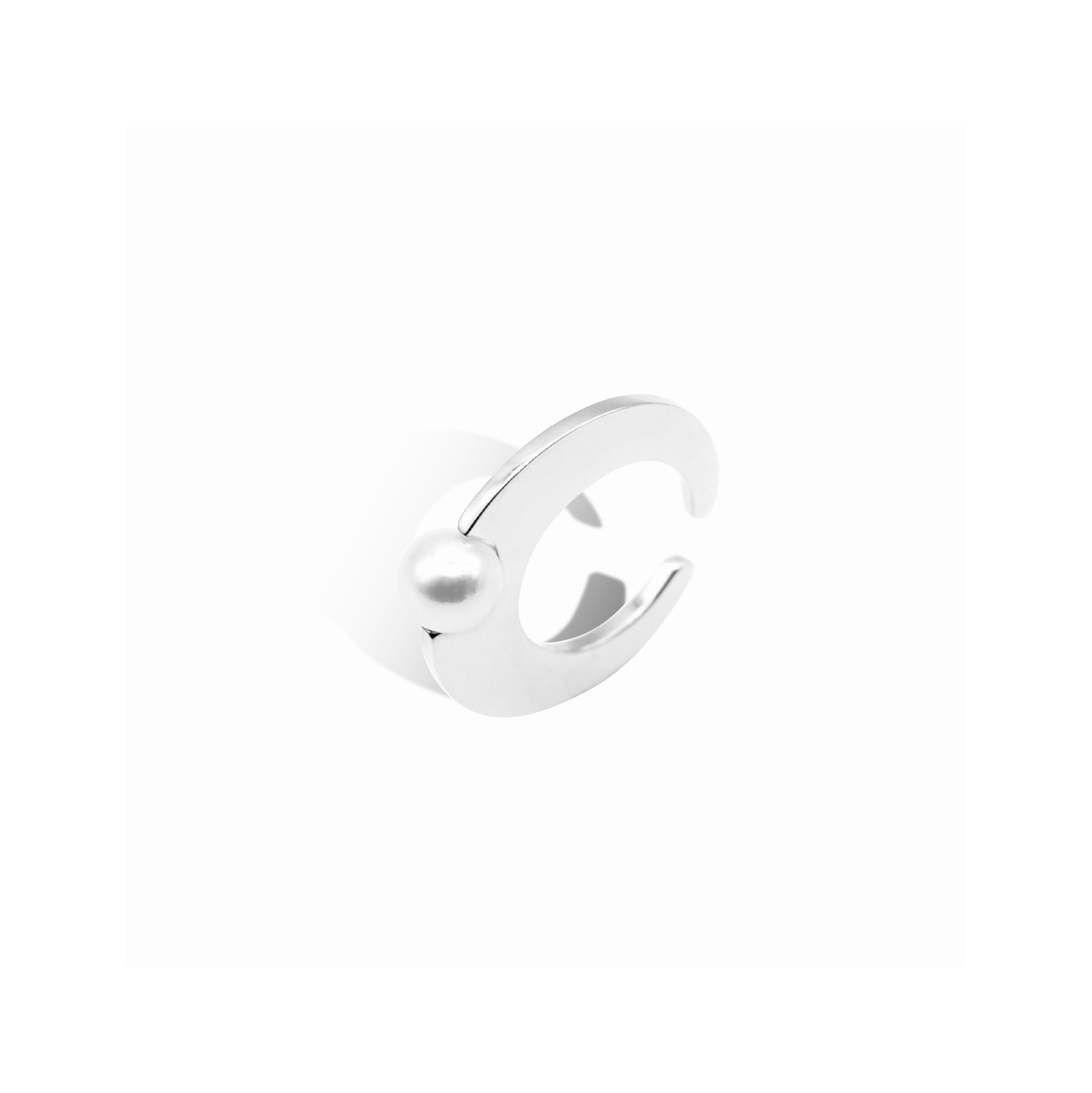 lunatum akoya earcuff.