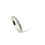 HALF ENAMEL FULL ETERNITY RING.