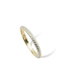HALF ENAMEL FULL ETERNITY RING.