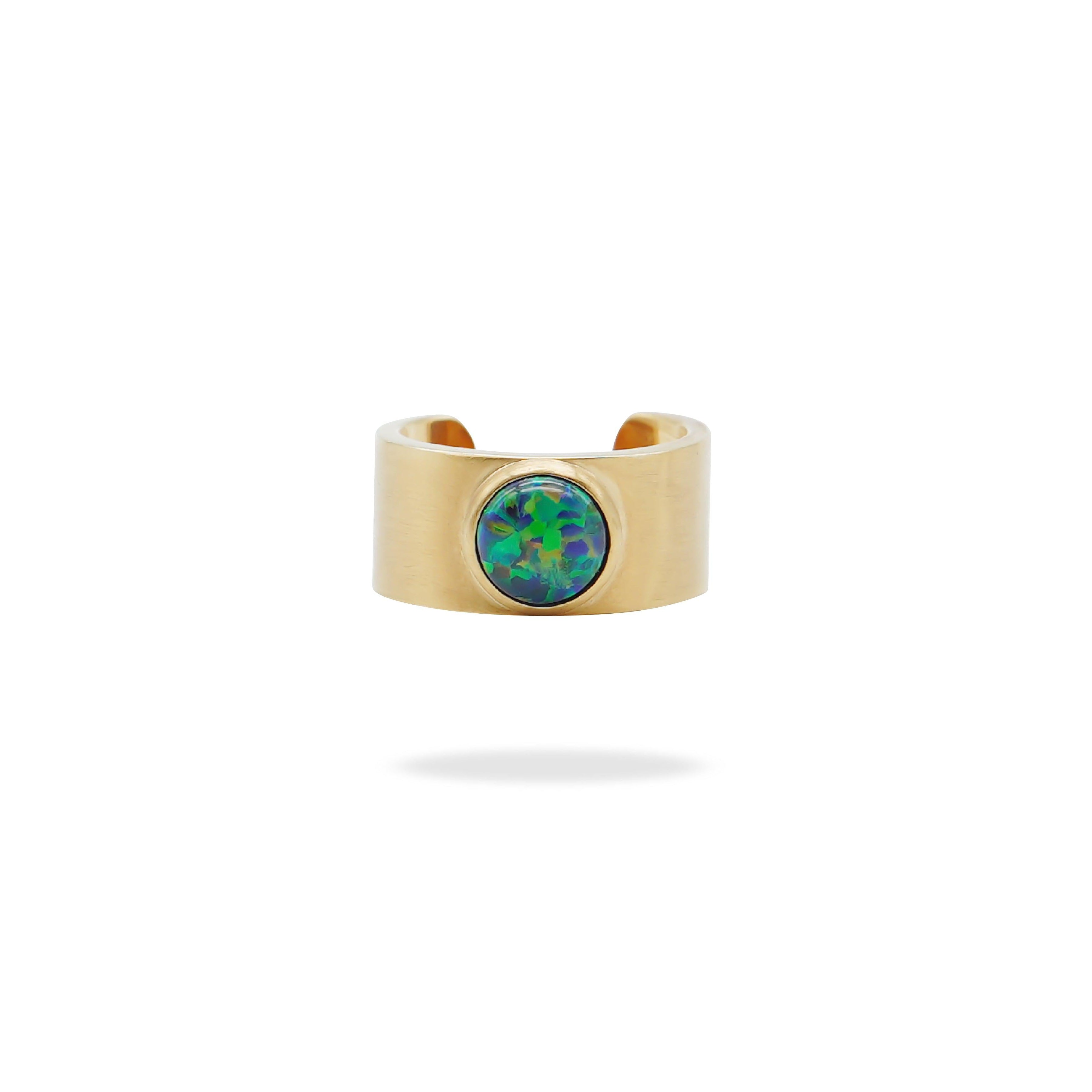 archaic opal ring.