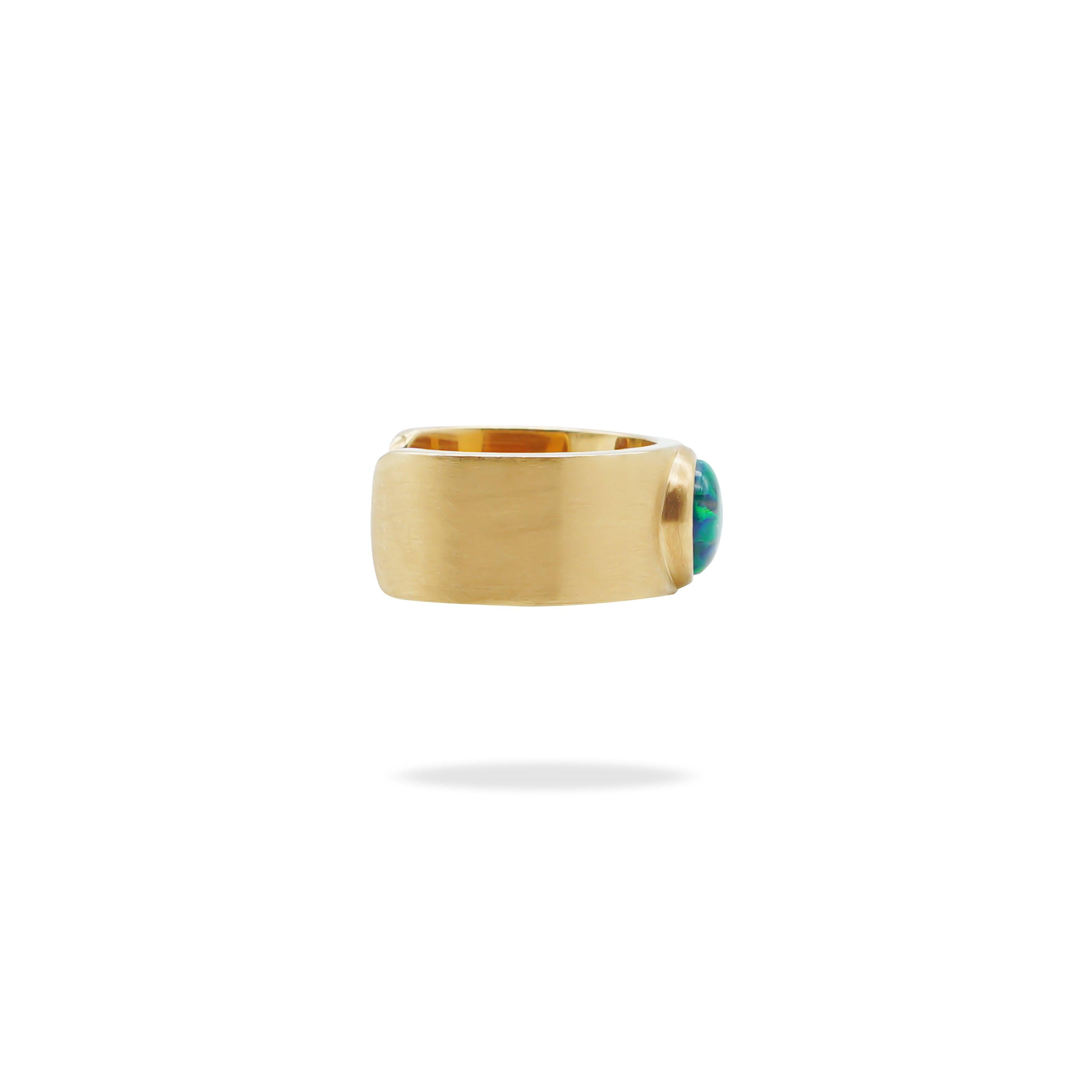 archaic opal ring.