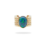 Archaic Mural Opal Ring.