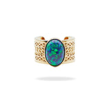 Archaic Mural Opal Ring.