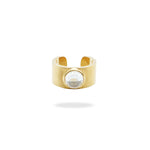 Archaic Moissanite Ring.