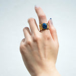 Archaic Mural Opal Ring.