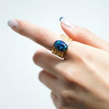 Archaic Mural Opal Ring.