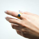 archaic opal ring.