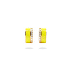 【10/11 11:00〜再販】Enamel Moissanite Earring.
