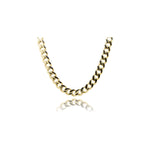 CURB CHAIN NECKLACE.