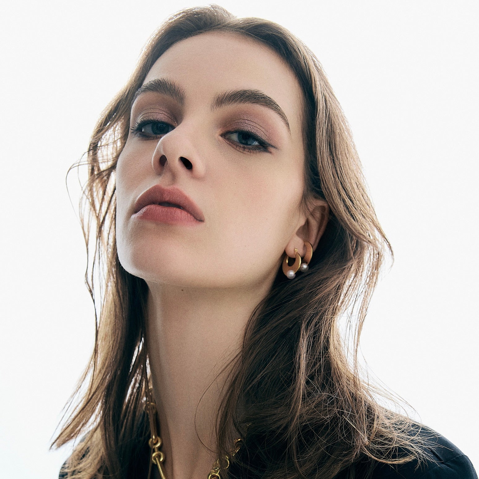 lunatum akoya earcuff.