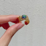 archaic opal ring.