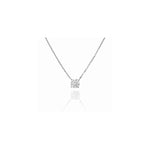 ソリティアモアサナイトネックレス 0.5ct/1ct.