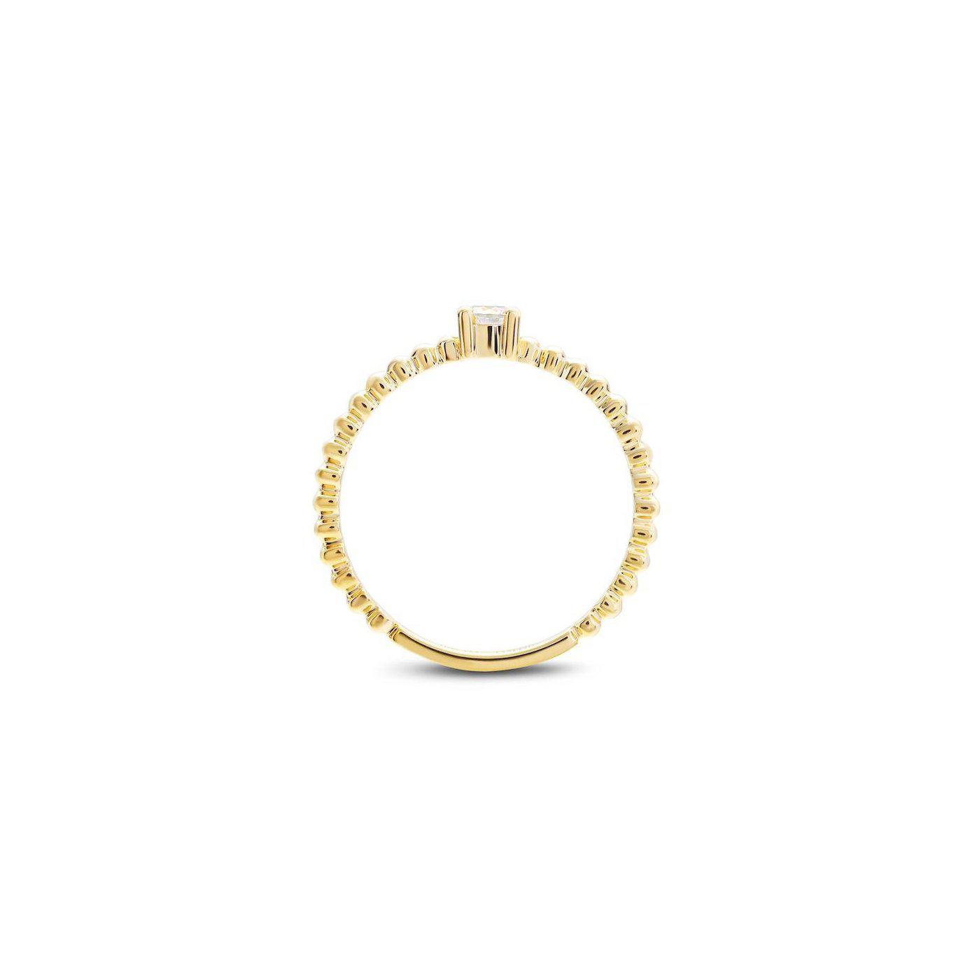 Moissanite Grano Ring.