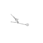 ベゼルモアサナイトネックレス 0.1ct/0.3ct.