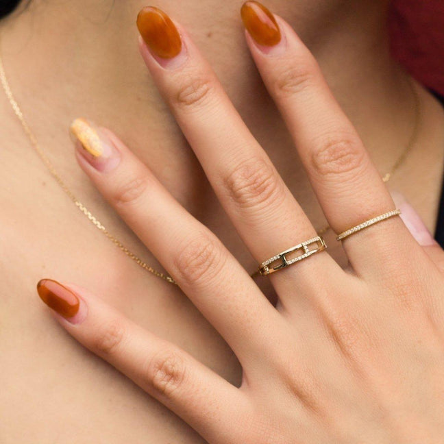 Ladder Stone Ring.