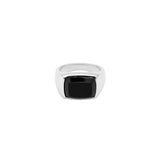 Rectangle Black Onyx Ring.