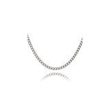 Small Curb Chain Necklace.