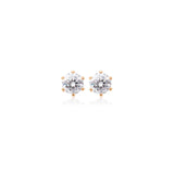 Small Moissanite Studs 0.1ct/0.3ct.