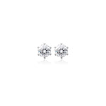 Small Moissanite Studs 0.1ct/0.3ct.