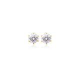 Small Moissanite Studs 0.1ct/0.3ct.