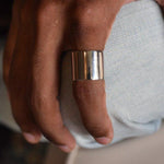 Thick Silver Ring.