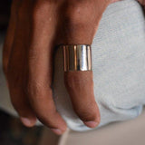 Thick Silver Ring.