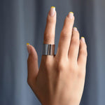 Thick Silver Ring.