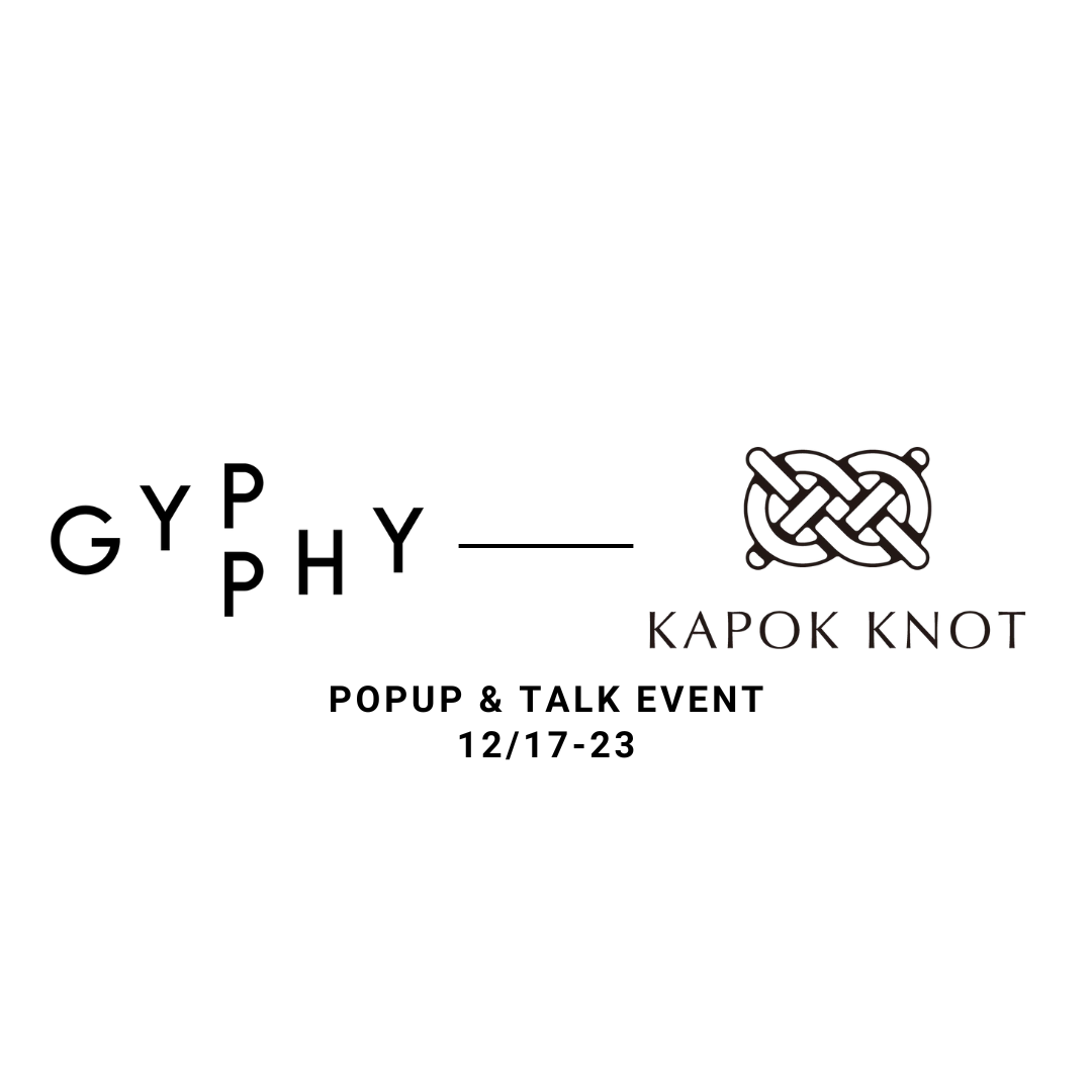 POPUP/WORKSHOP at KAPOK KNOT store in Shibuya 12/7-13