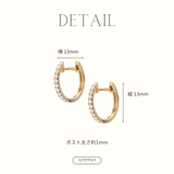ミニハーフエタニティピアス