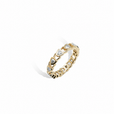 Vesica Piscis Trillion Full Eternity Ring