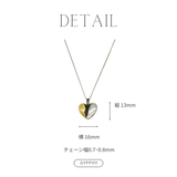 fragile heart necklace with green heart moissanite