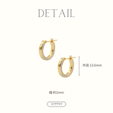 Pop hoop earring