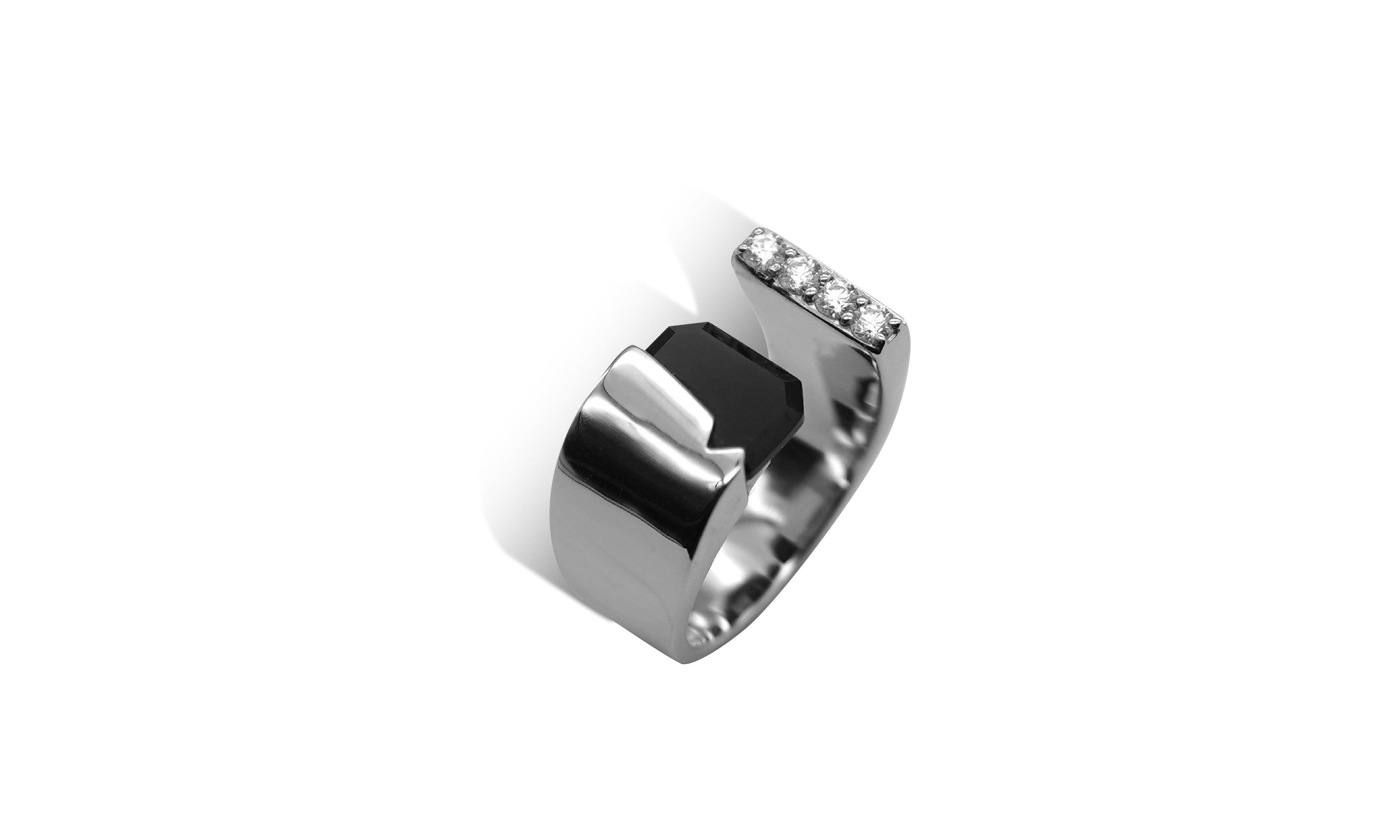 drought open black onyx ring.