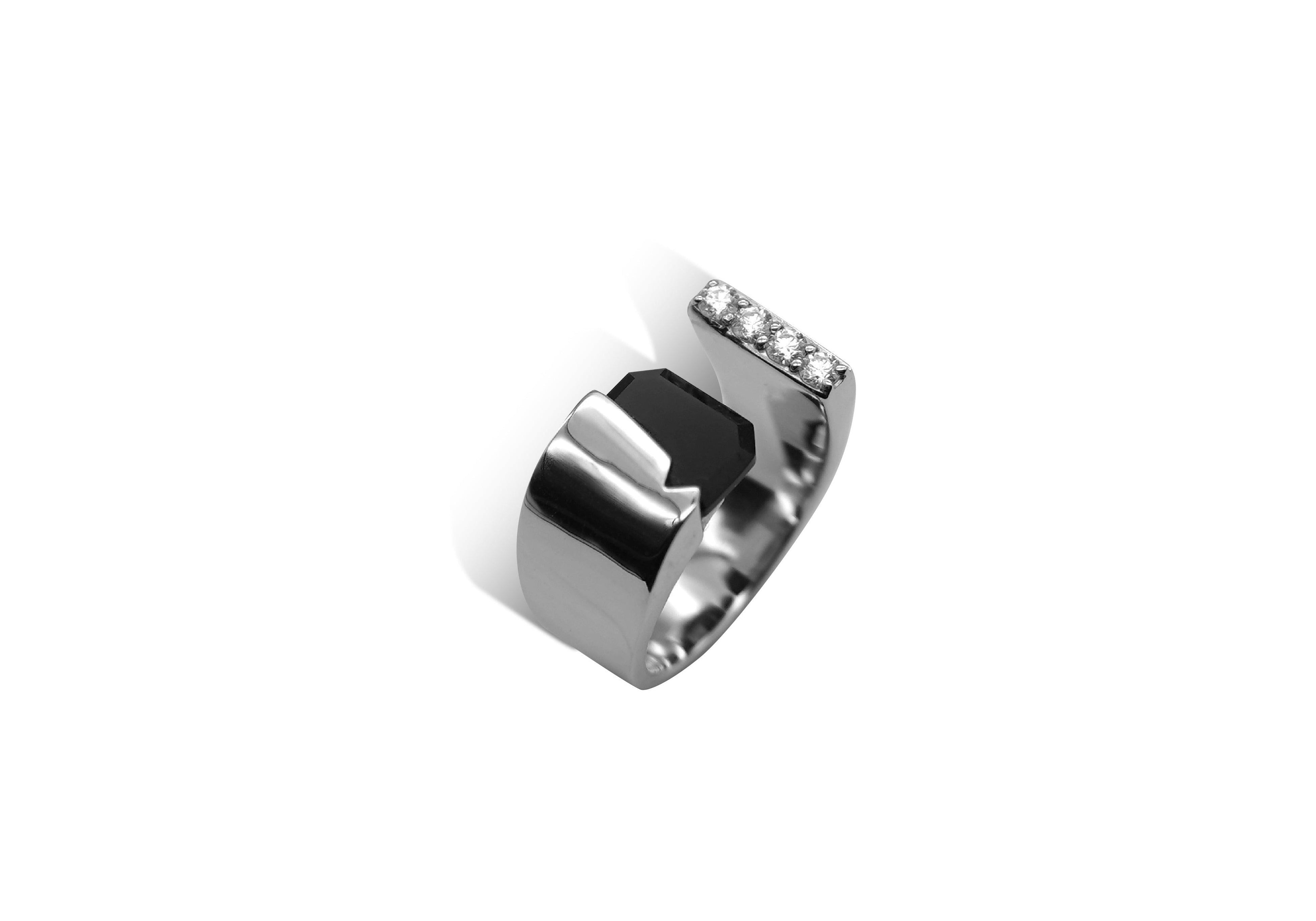 drought open black onyx ring.
