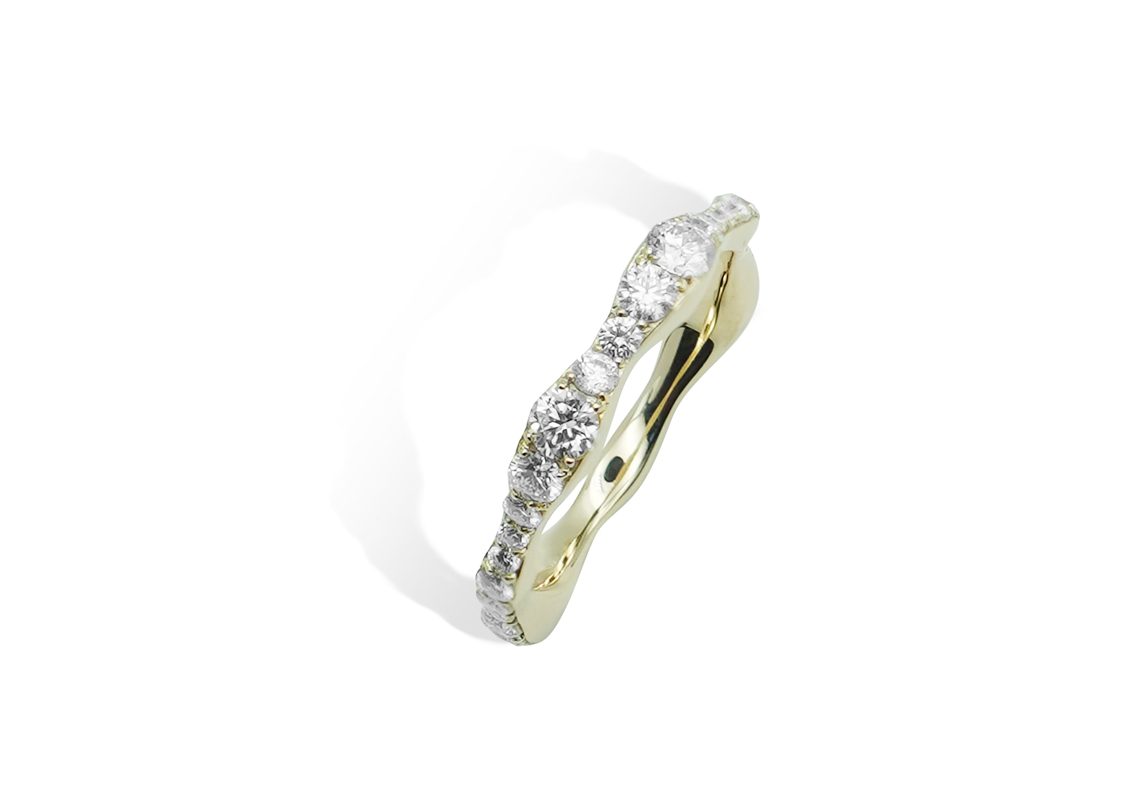 wavy full eternity ring.