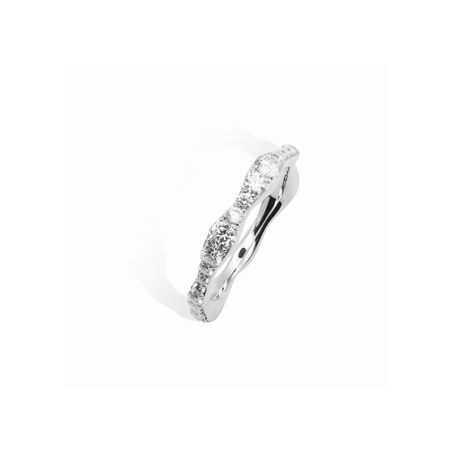 wavy full eternity ring.