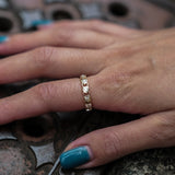 Vesica Piscis Trillion Full Eternity Ring
