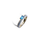 Artifact Triple Eternity Topaz Ring