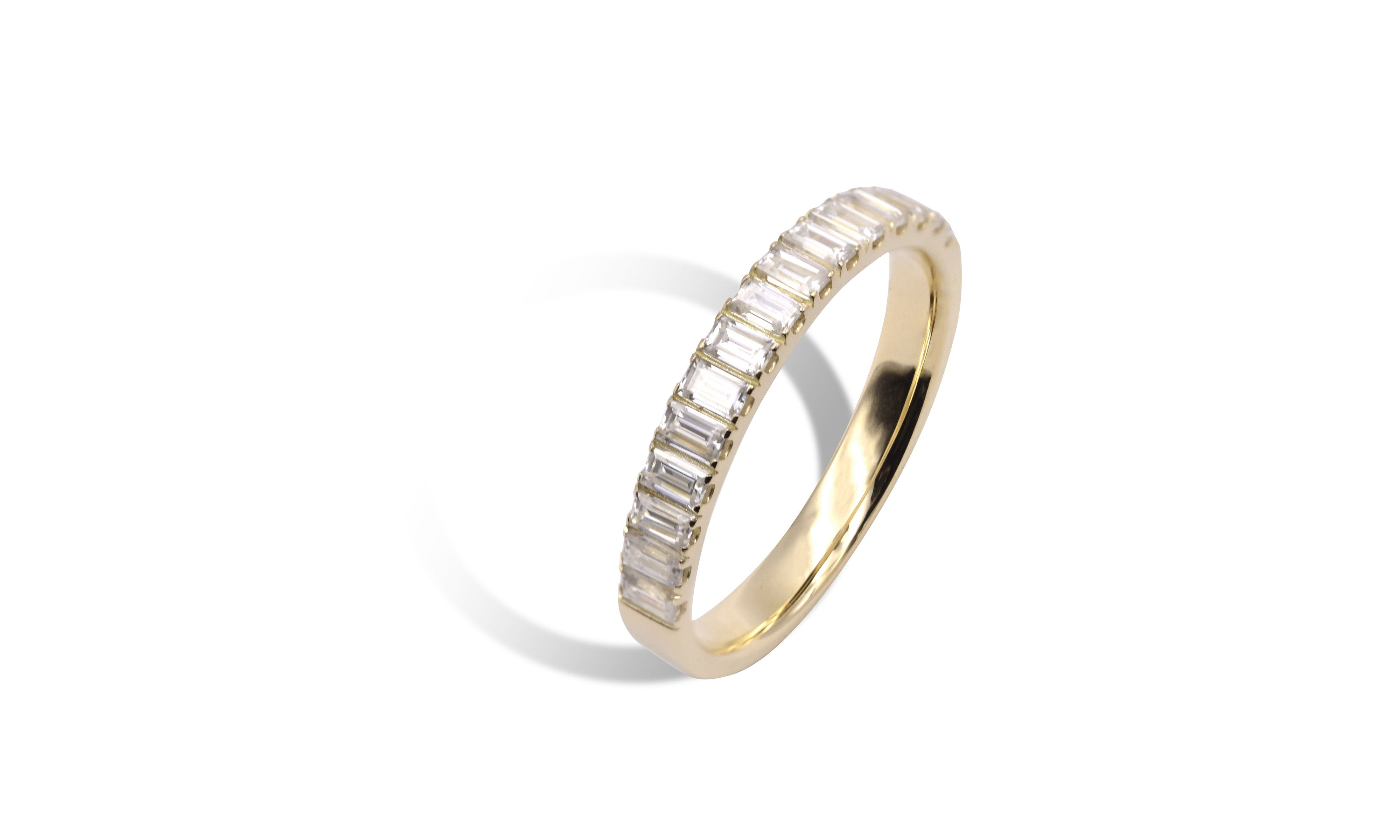 Baguette Half Eternity Ring.