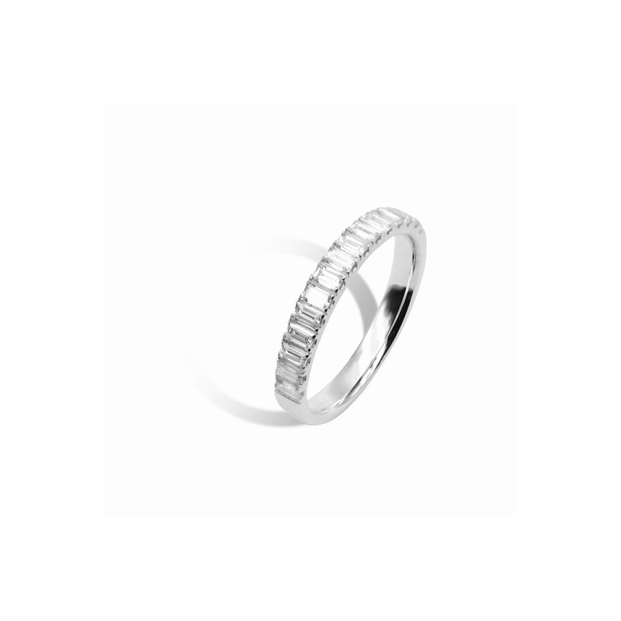 Baguette Half Eternity Ring.