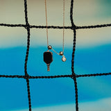 Pickleball Paddle Charm Necklace