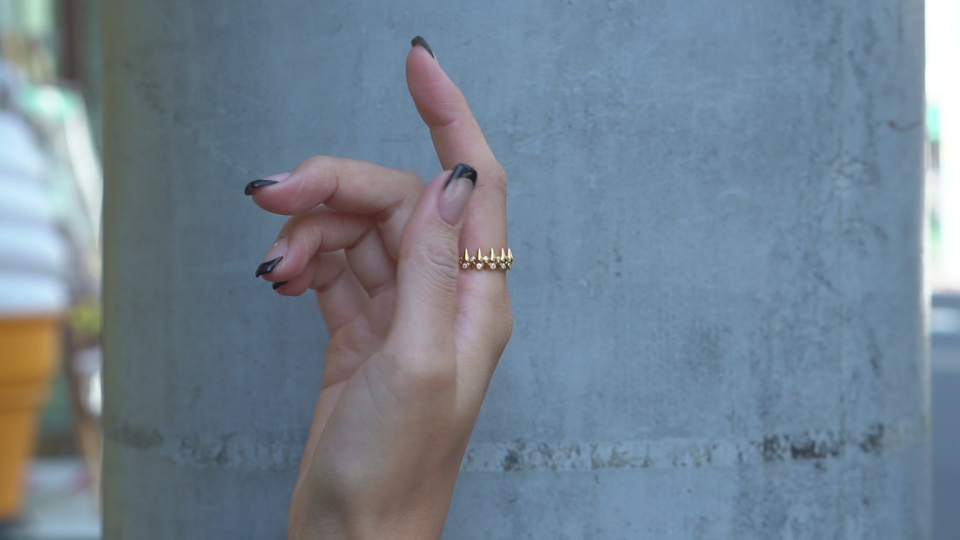 GYPPHY ジプフィー　KORŌNĒ STUDS RING k10 #7 korōnē studs ring – GYPPHY